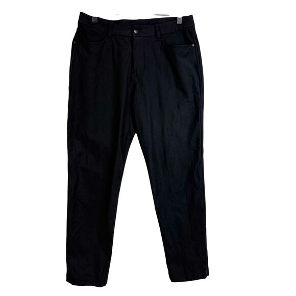 Lululemon Classic Fit 5-Pocket Chino Pants Black Warpstreme 2023 - 30 30x27 - Picture 1 of 9